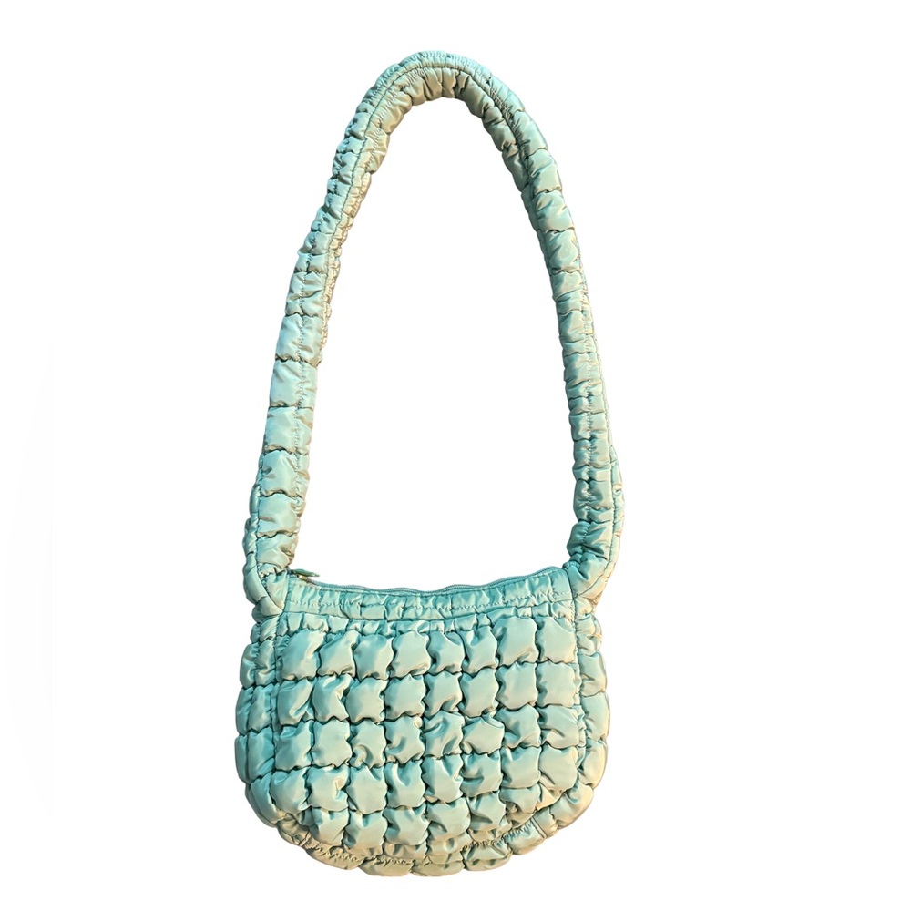 Wild Fable Mint Quilted Puffy Shoulder Bag